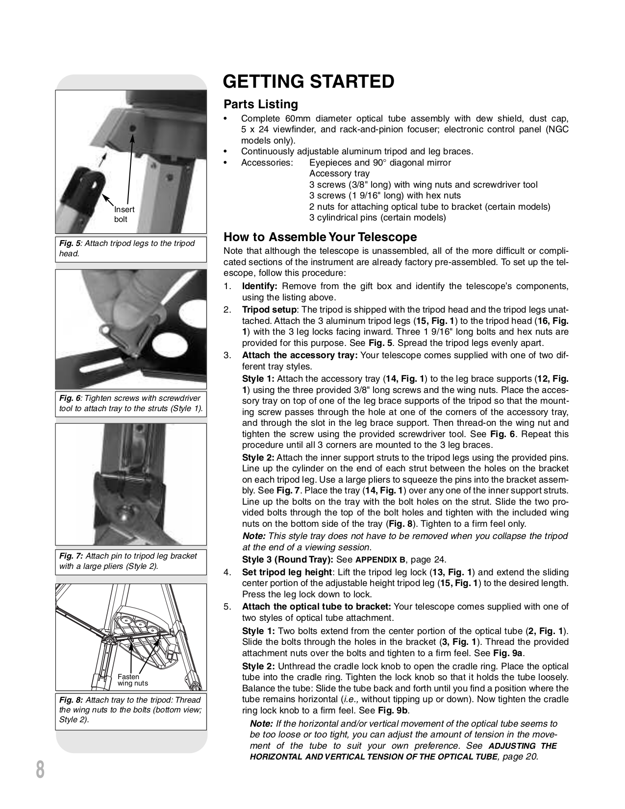PDF manual for Meade Telescope Telestar NGC60